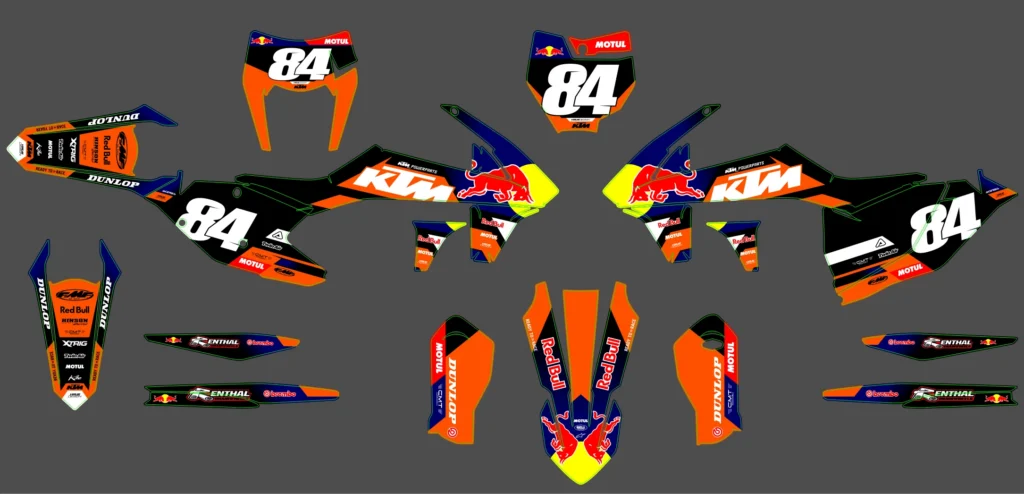 Okleina motocyklowa KTM - KTM-874