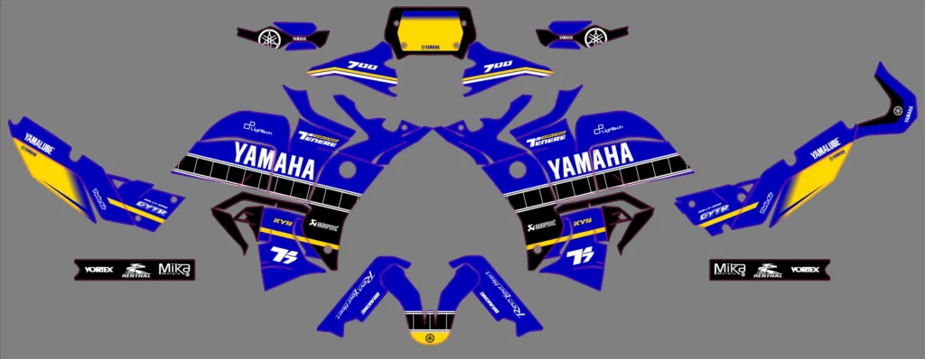Okleina motocyklowa YAMAHA - YAM-499