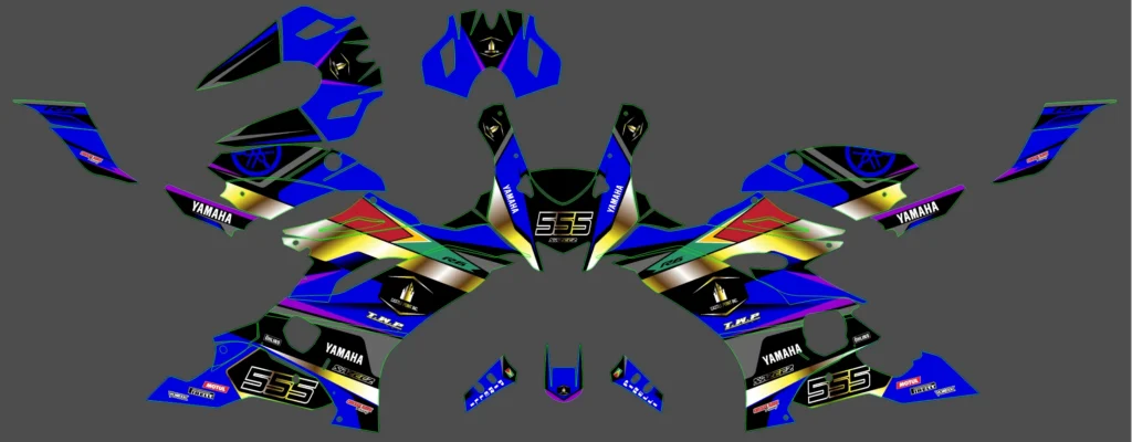 Okleina motocyklowa YAMAHA - YAM-501