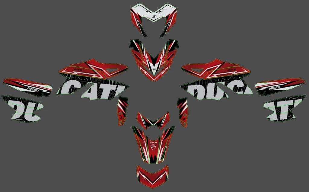 Okleina motocyklowa DUCATI - DUC-05