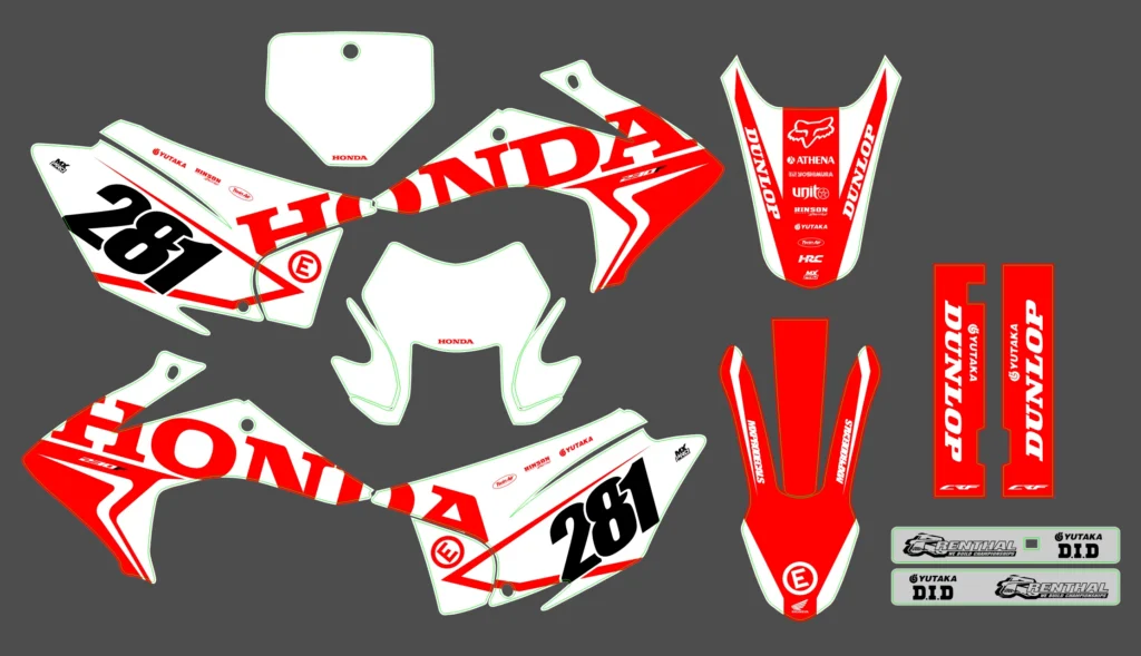 Okleina motocyklowa HONDA - HON-326