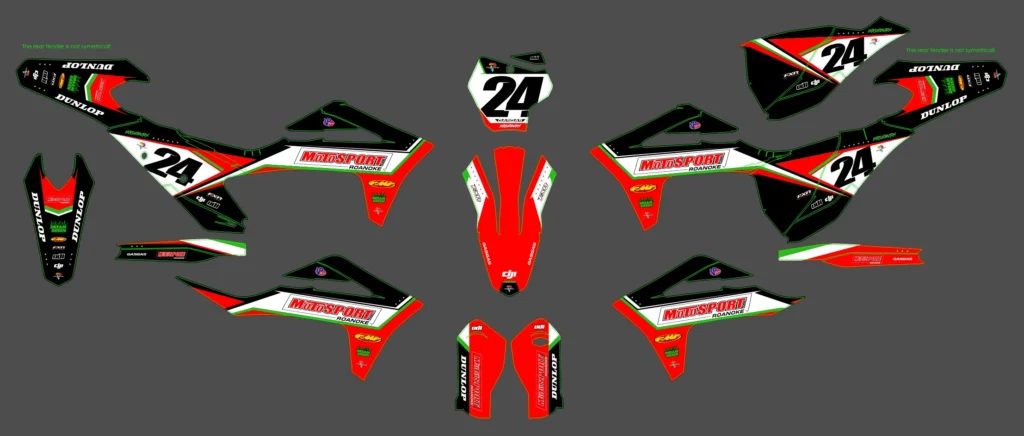 Okleina motocyklowa GAS GAS - GAS-152