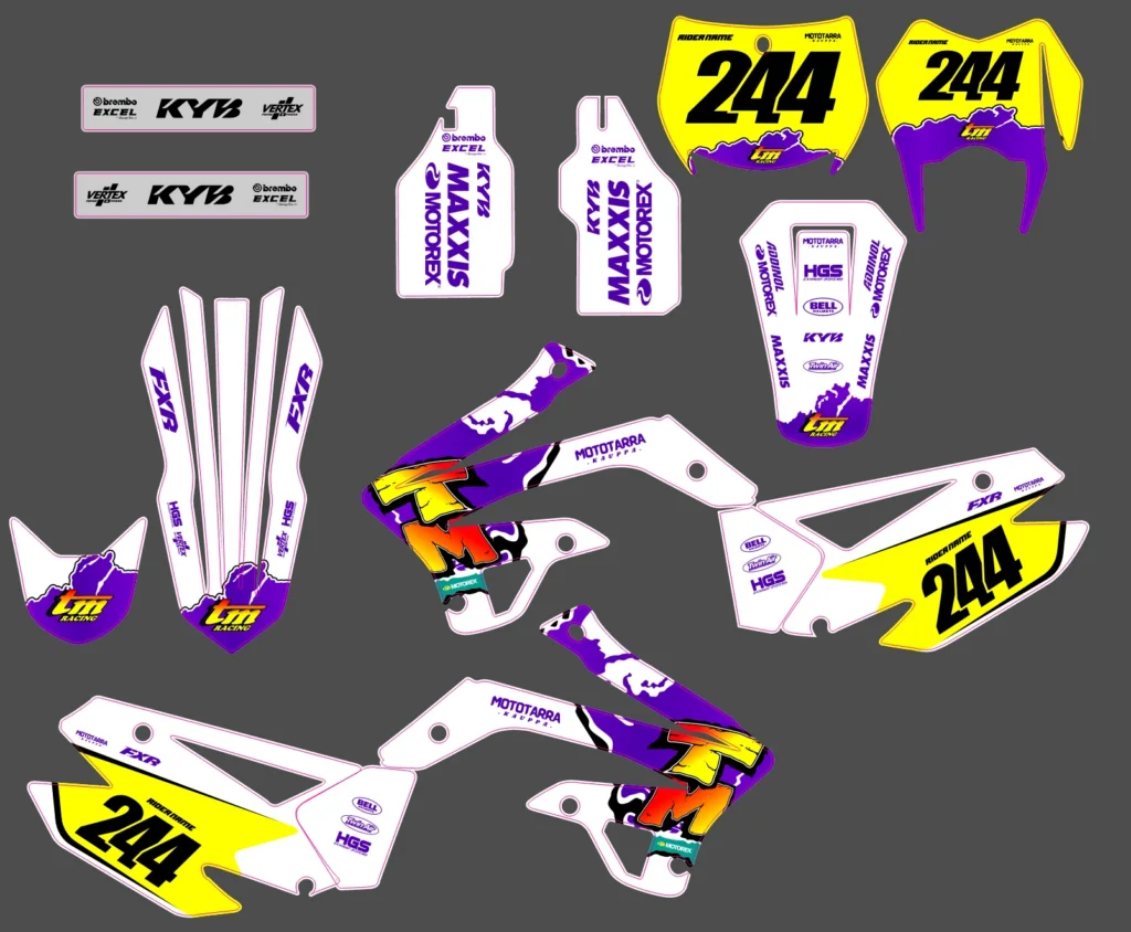 Okleina motocyklowa TM Racing - TMR-09