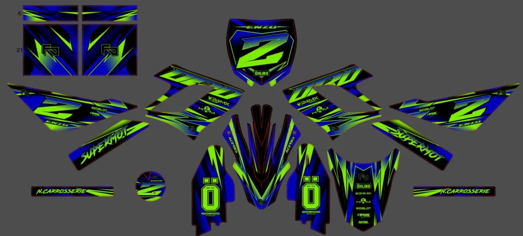 Okleina motocyklowa DERBI - DERBI-71