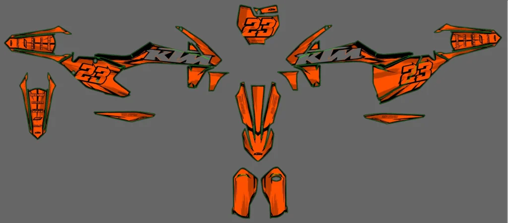 Okleina motocyklowa KTM - KTM-753