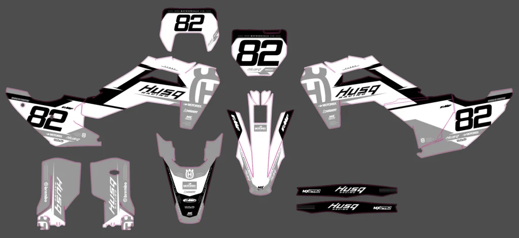 Okleina motocyklowa HUSQVARNA - HUSQ-333