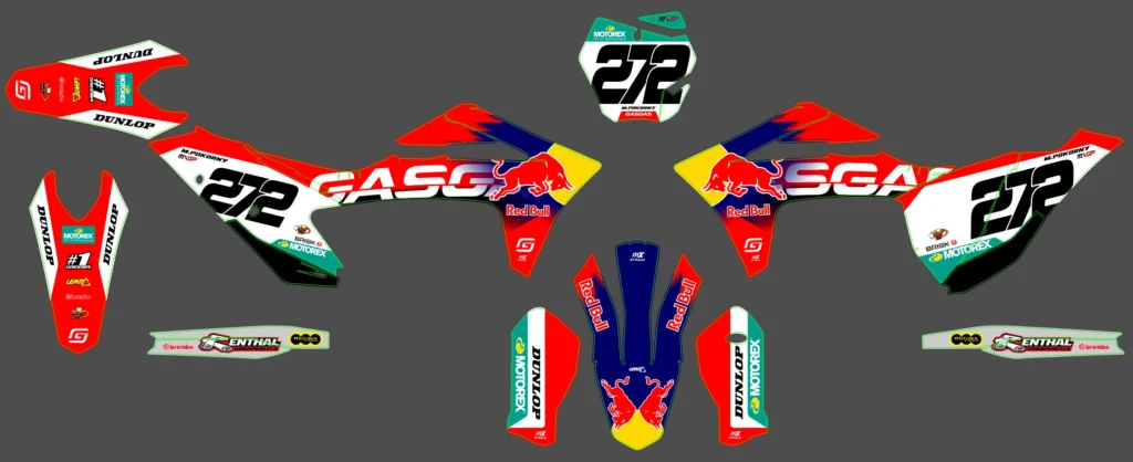 Okleina motocyklowa GAS GAS - GAS-155