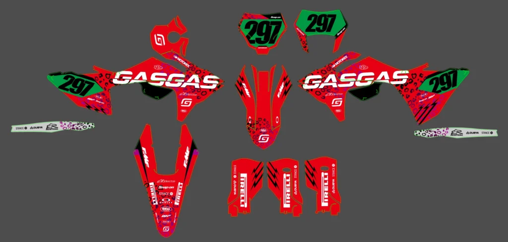 Okleina motocyklowa GAS GAS - GAS-156