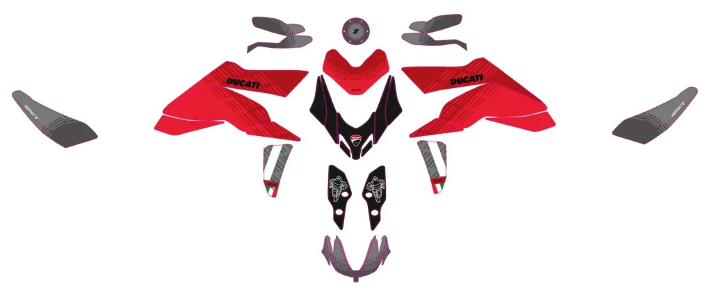 Okleina motocyklowa DUCATI - DUC-04