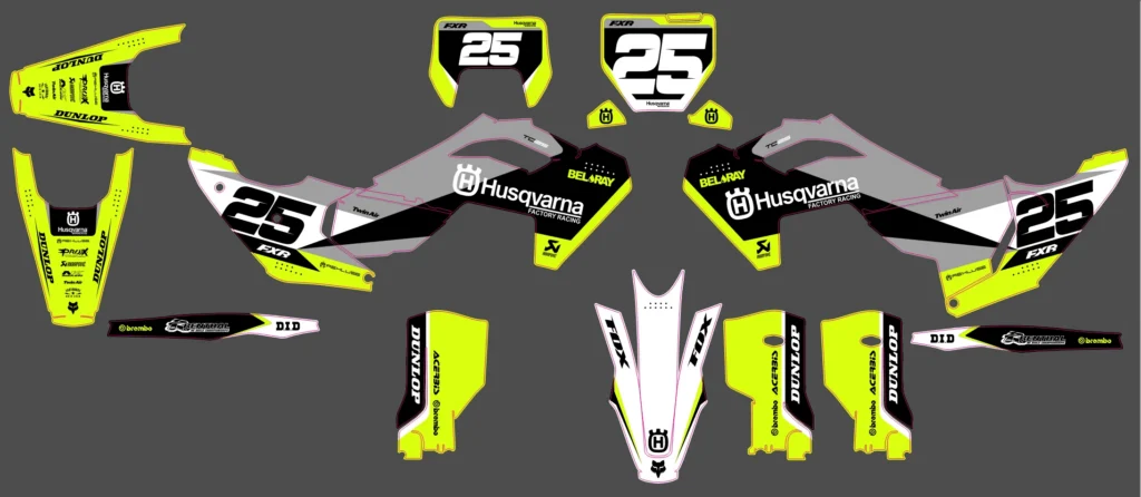 Okleina motocyklowa HUSQVARNA - HUSQ-335