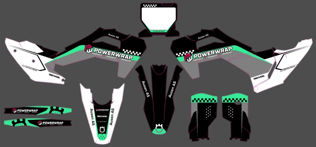 Okleina motocyklowa HUSQVARNA - HUSQ-338