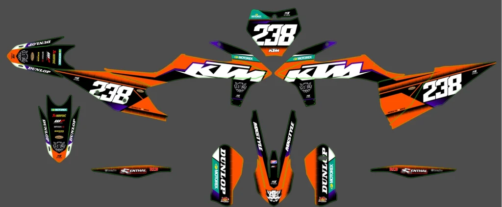 Okleina motocyklowa KTM - KTM-810