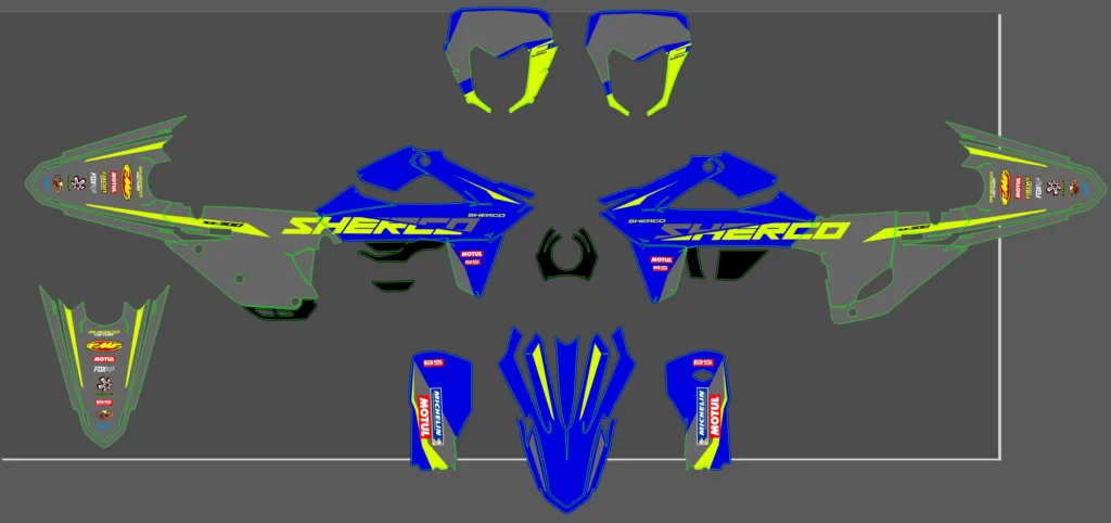 Okleina motocyklowa SHERCO - SHERCO-42