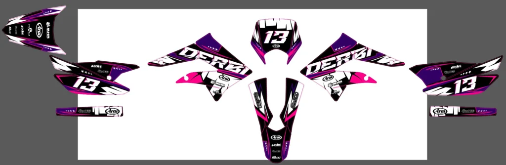Okleina motocyklowa DERBI - DERBI-72