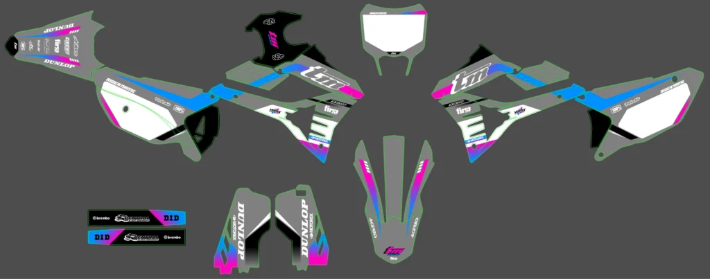 Okleina motocyklowa TM Racing - TMR-07