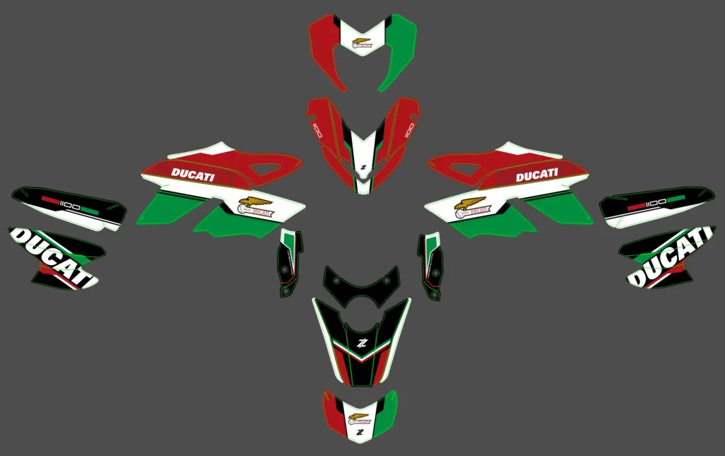 Okleina motocyklowa DUCATI - DUC-03