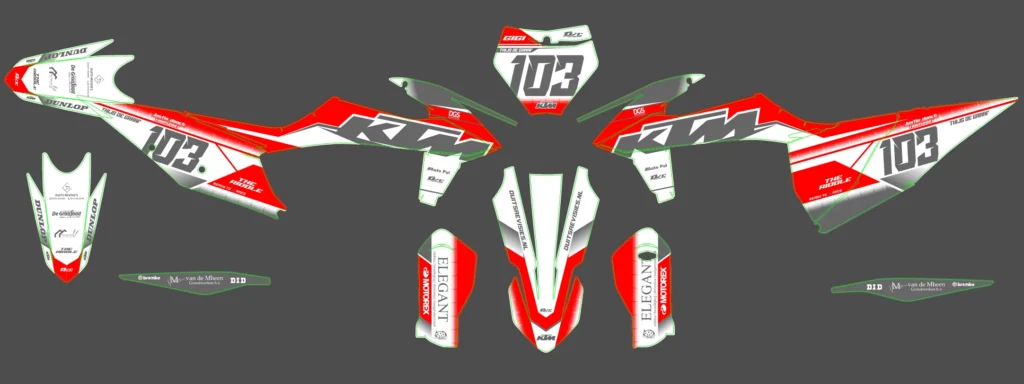 Okleina motocyklowa KTM - KTM-614