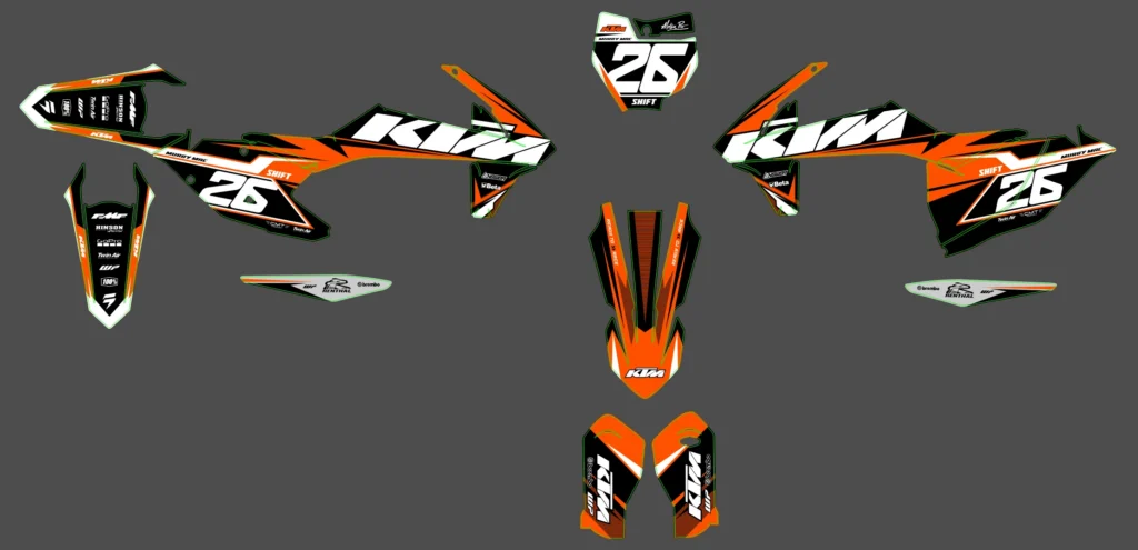 Okleina motocyklowa KTM - KTM-633