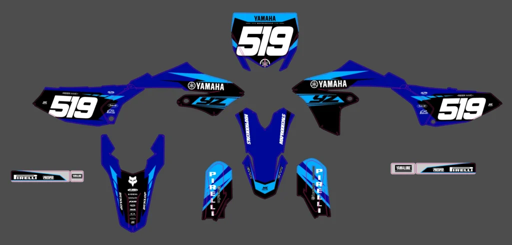 Okleina motocyklowa YAMAHA - YAM-517