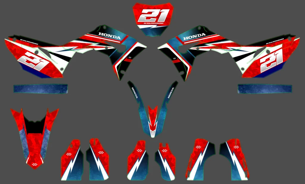 Okleina motocyklowa HONDA - HON-337