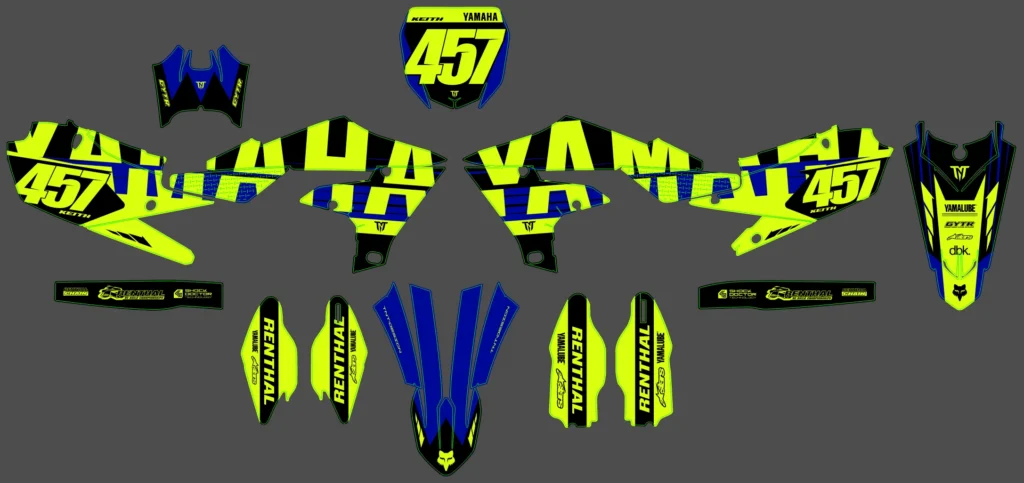 Okleina motocyklowa YAMAHA - YAM-520