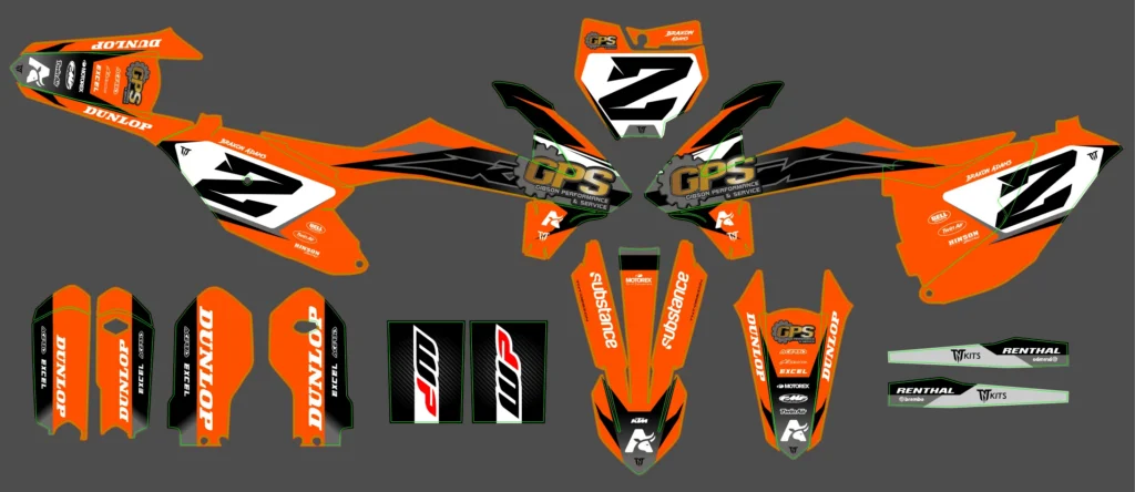 Okleina motocyklowa KTM - KTM-1009