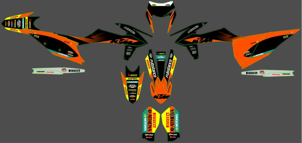 Okleina motocyklowa KTM - KTM-574