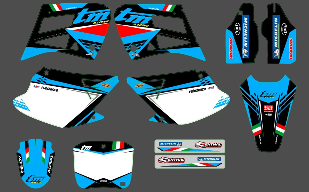 Okleina motocyklowa TM Racing - TMR-06