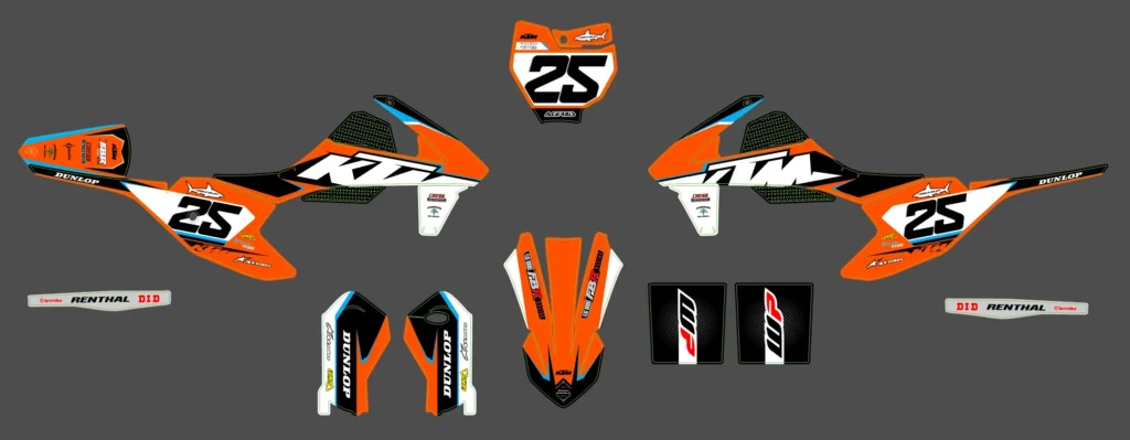 Okleina motocyklowa KTM - KTM-675