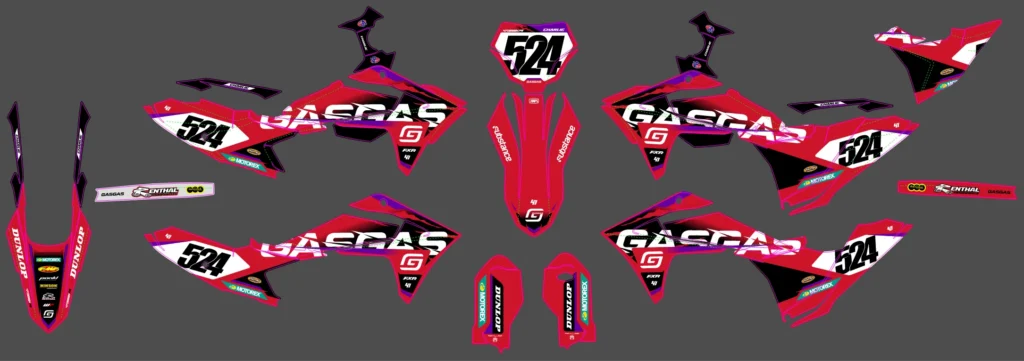 Okleina motocyklowa GAS GAS - GAS-160