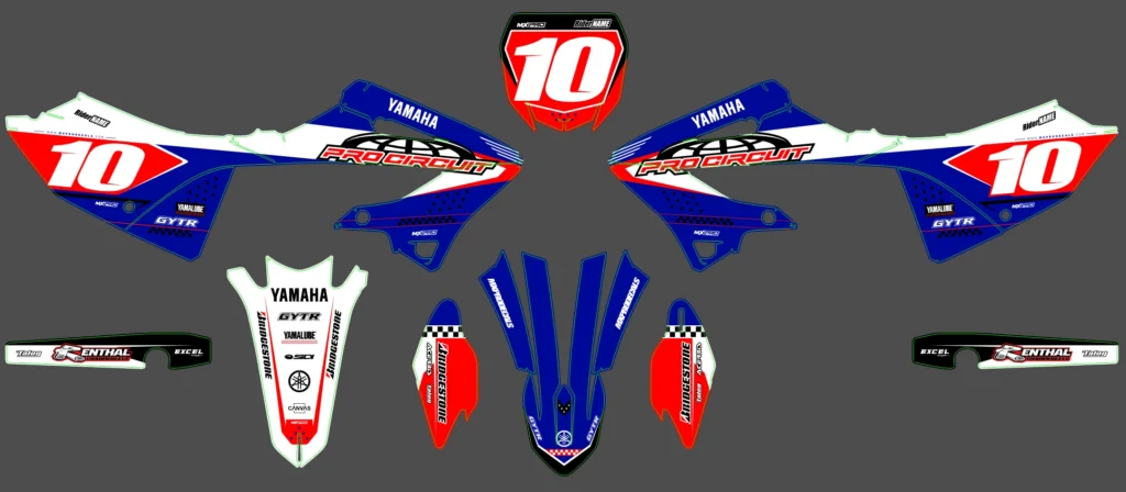 Okleina motocyklowa YAMAHA - YAM-524