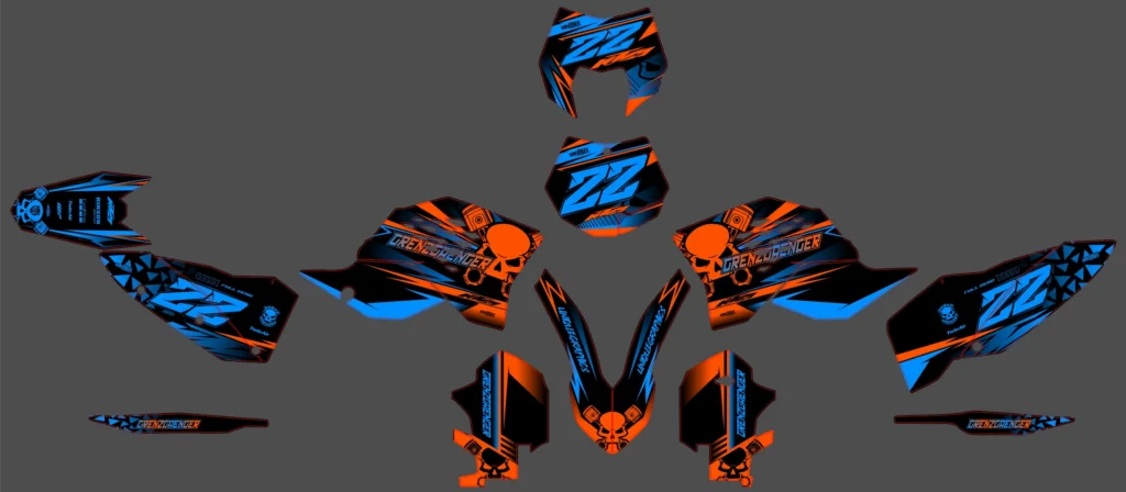 Okleina motocyklowa KTM - KTM-878