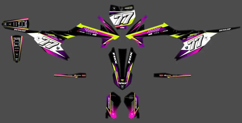 Okleina motocyklowa KTM - KTM-834
