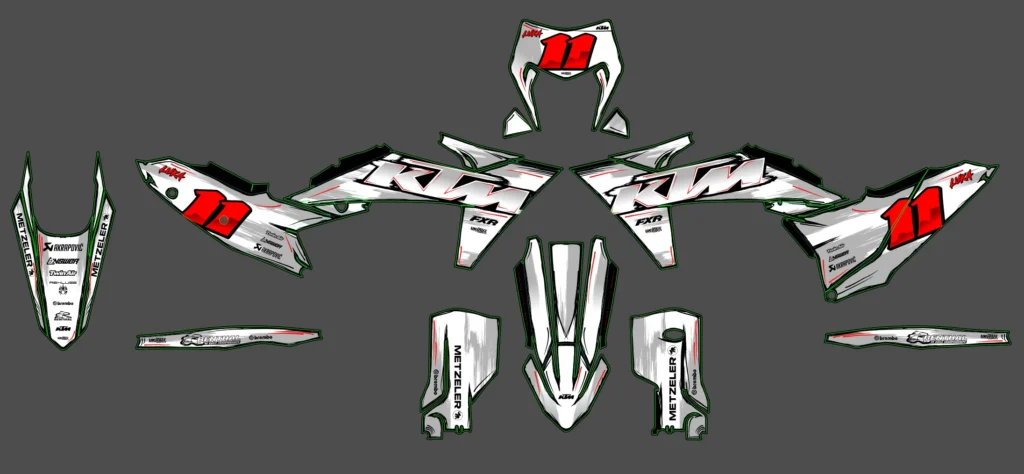 Okleina motocyklowa KTM - KTM-969