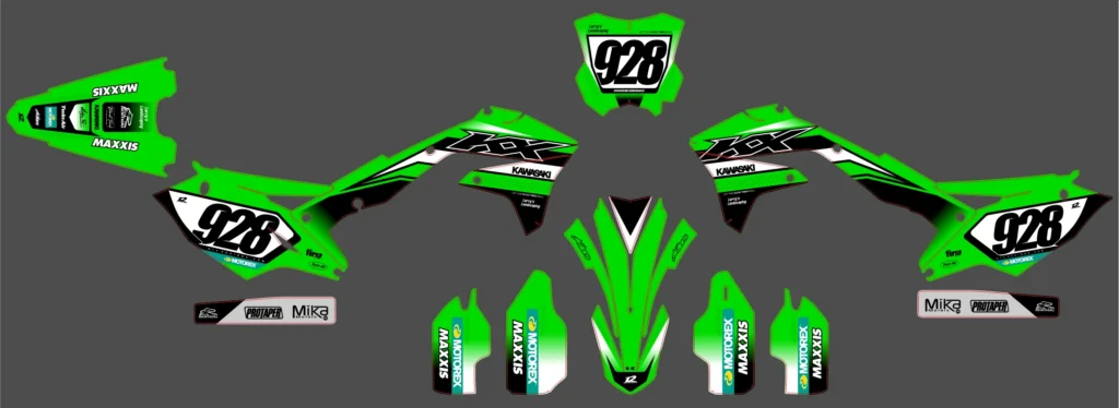 Okleina motocyklowa KAWASAKI - KAW-218