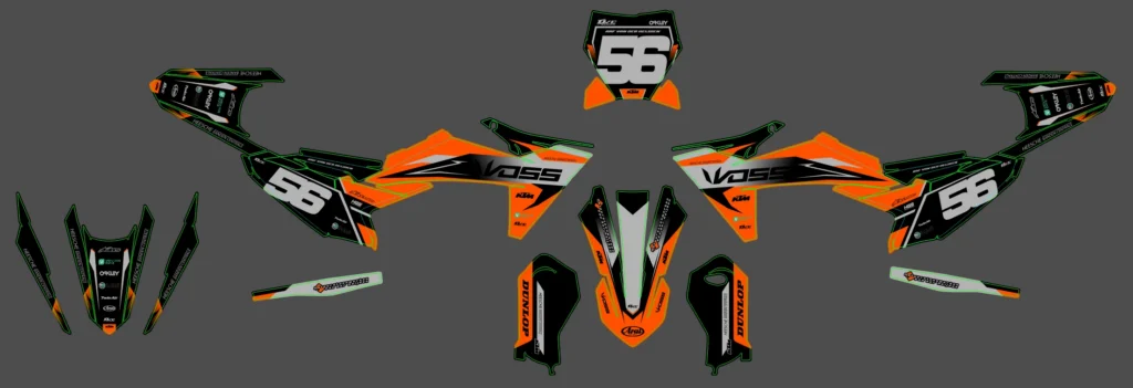 Okleina motocyklowa KTM - KTM-591