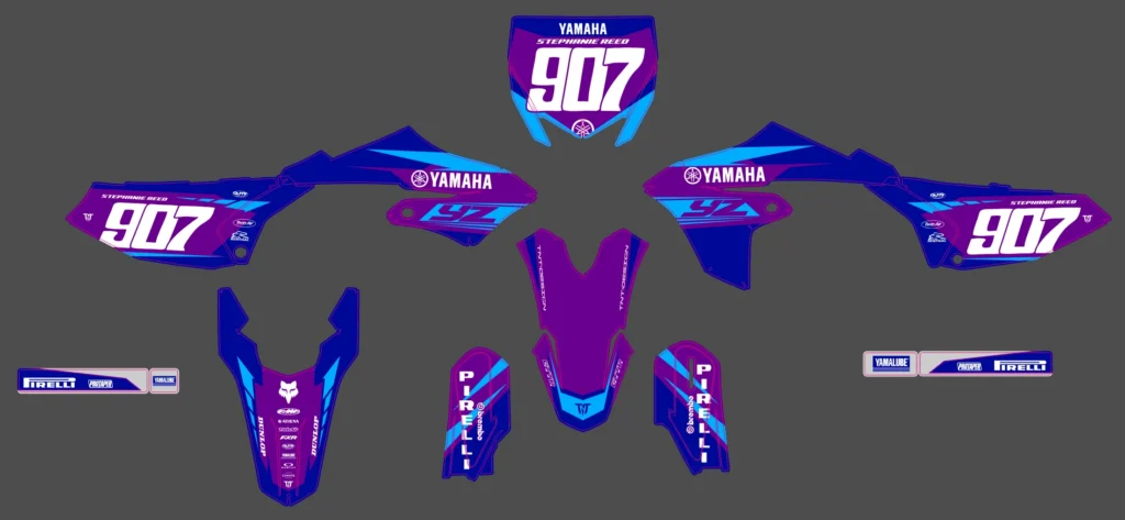 Okleina motocyklowa YAMAHA - YAM-525