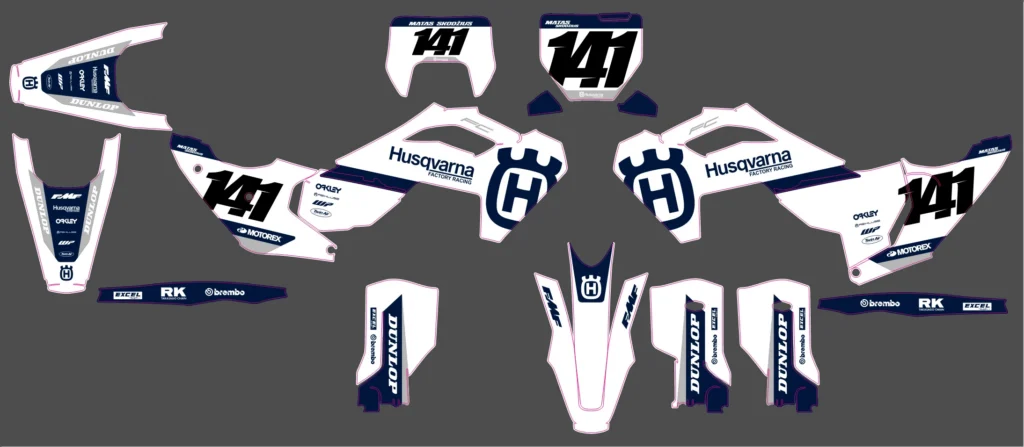 Okleina motocyklowa HUSQVARNA - HUSQ-351
