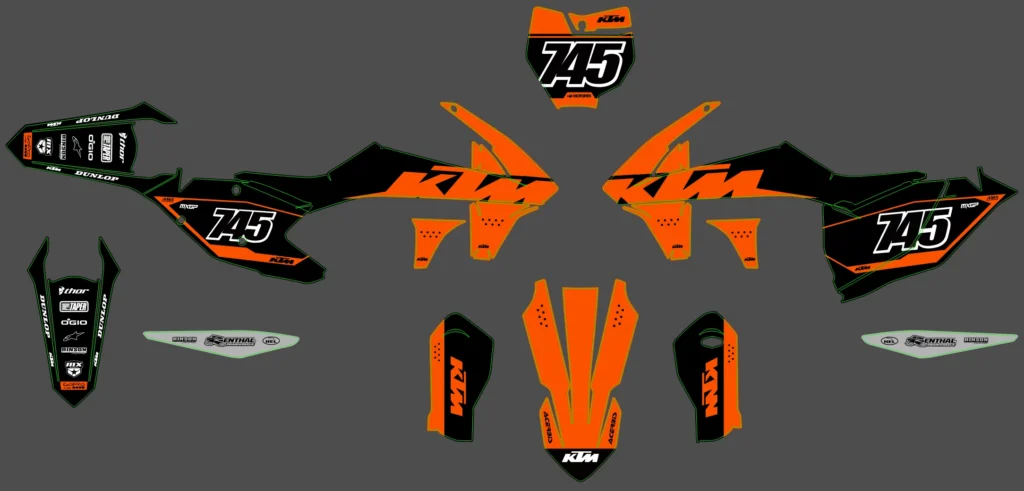 Okleina motocyklowa KTM - KTM-530