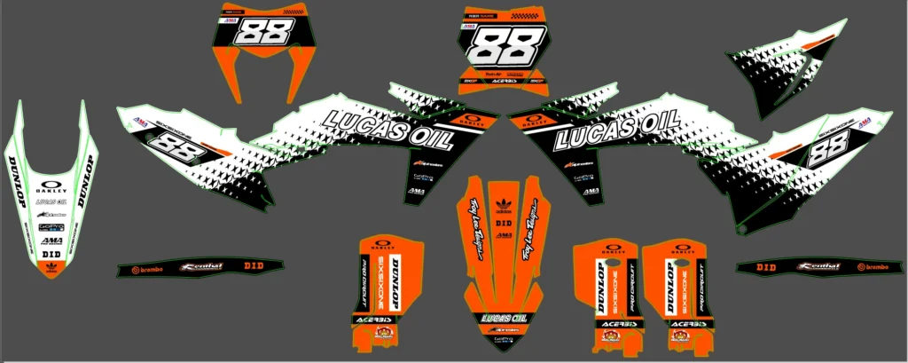 Okleina motocyklowa KTM - KTM-672