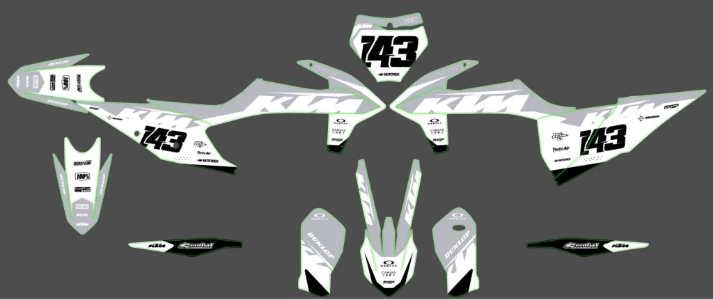 Okleina motocyklowa KTM - KTM-527