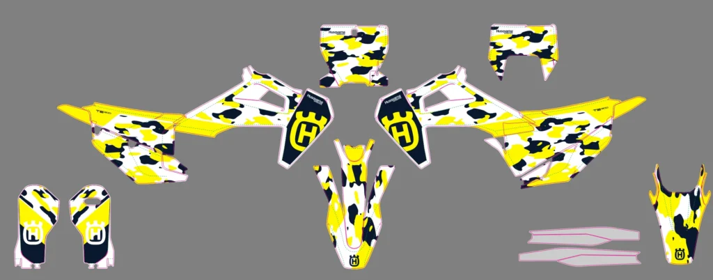 Okleina motocyklowa HUSQVARNA - HUSQ-355
