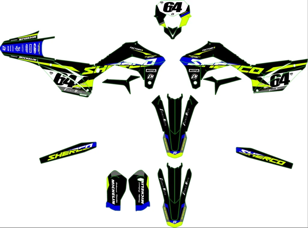 Okleina motocyklowa SHERCO - SHERCO-45
