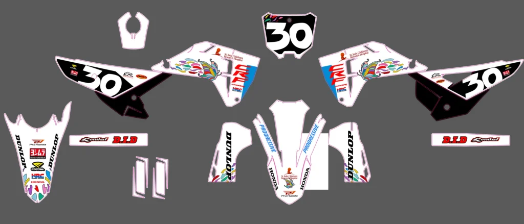 Okleina motocyklowa HONDA - HON-347