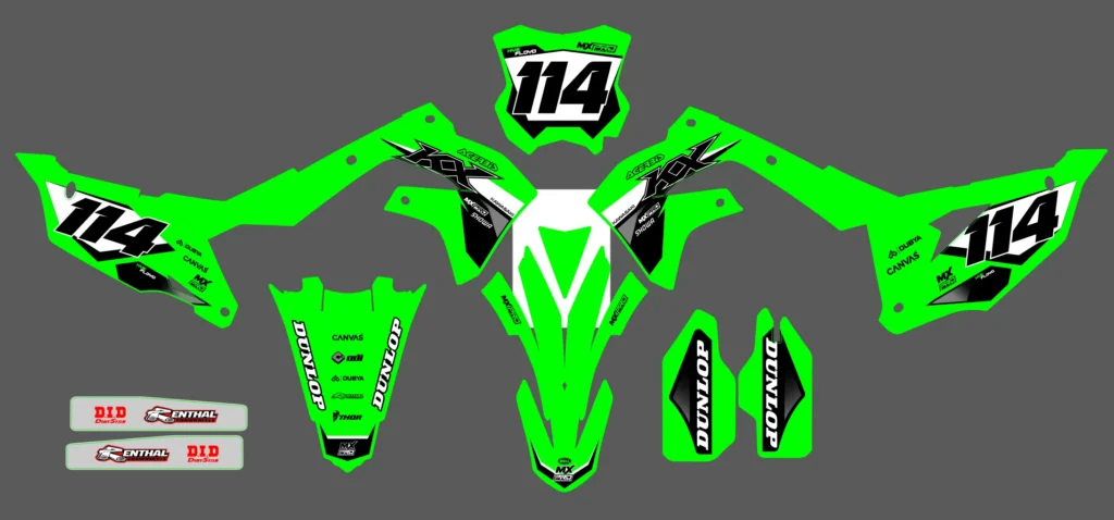 Okleina motocyklowa KAWASAKI - KAW-219
