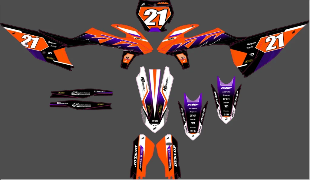 Okleina motocyklowa KTM - KTM-1035