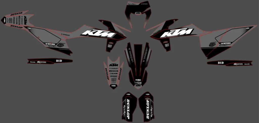Okleina motocyklowa KTM - KTM-493