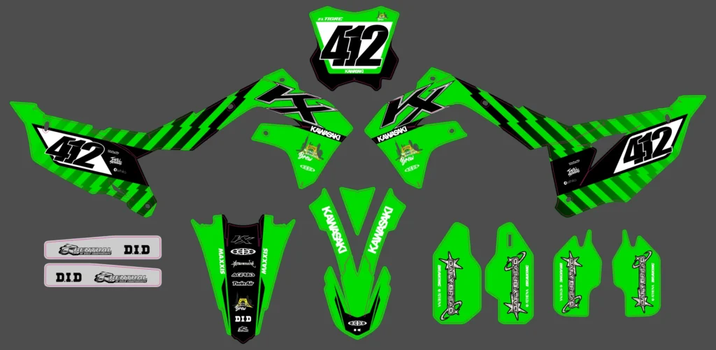 Okleina motocyklowa KAWASAKI - KAW-221
