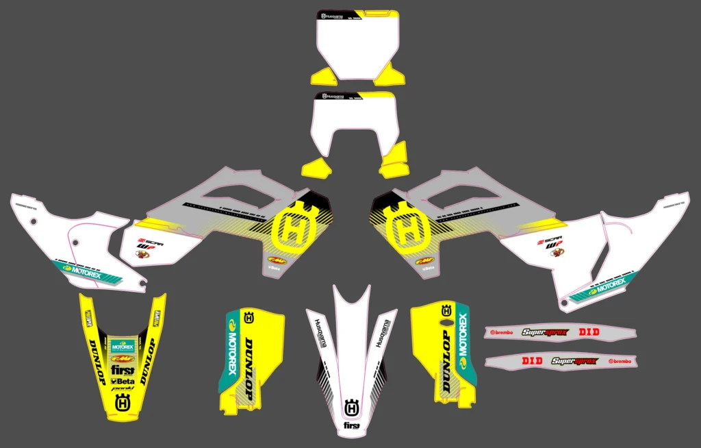 Okleina motocyklowa HUSQVARNA - HUSQ-358