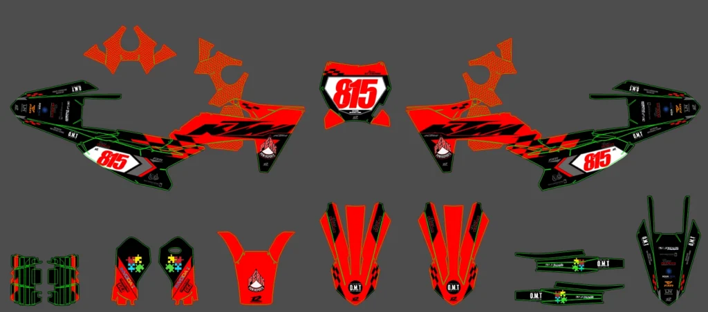 Okleina motocyklowa KTM - KTM-695